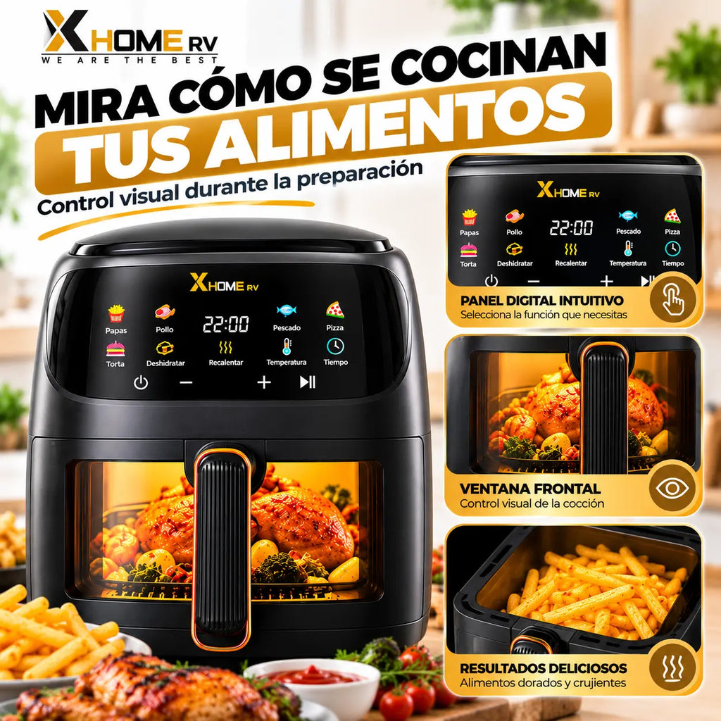 A252 Freidora de Aire Xhome Rv 12 Lt